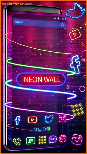 Neon Night Bar Themes HD Wallpapers screenshot
