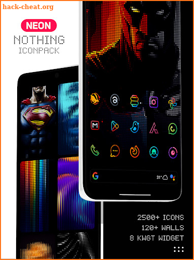 Neon : Nothing Iconpack screenshot