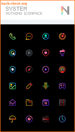 Neon : Nothing Iconpack screenshot