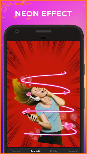 Neon Photo Editor-Photo Filters, Effects, Collage screenshot