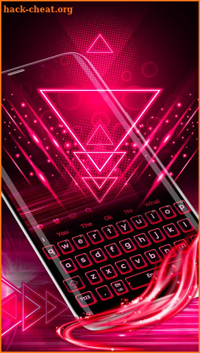Neon Pink Keyboard screenshot
