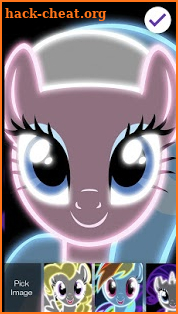 Neon Pony Little My Glitter Cute Smart Screen Lock screenshot