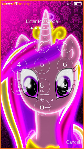 Neon Pony Little My Phone Lock Password screenshot