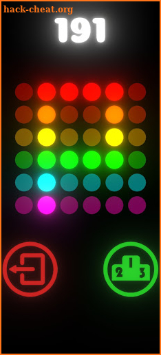 Neon pop it screenshot