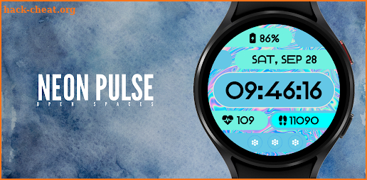 Neon Pulse Watch Face screenshot