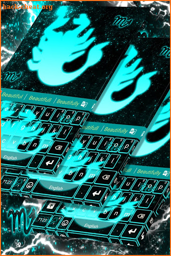 Neon Scorpio Keyboard screenshot