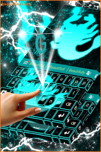 Neon Scorpio Keyboard screenshot