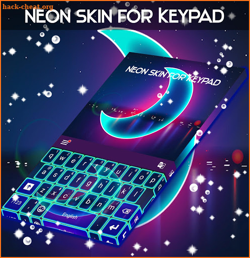 Neon Skin for Keypad screenshot