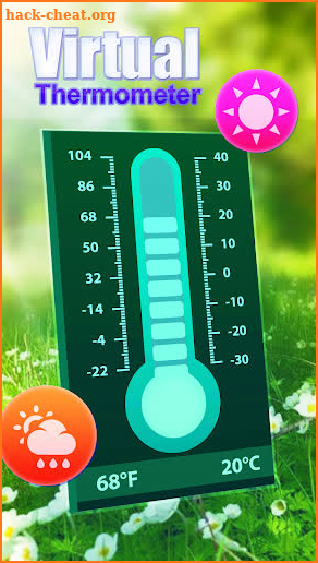 Neon thermometer (ambient temperature) screenshot
