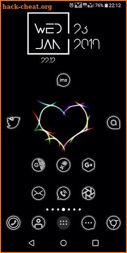 Neon-W Icon Pack screenshot
