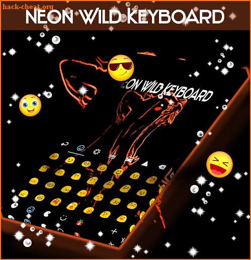 Neon Wild Keyboard screenshot