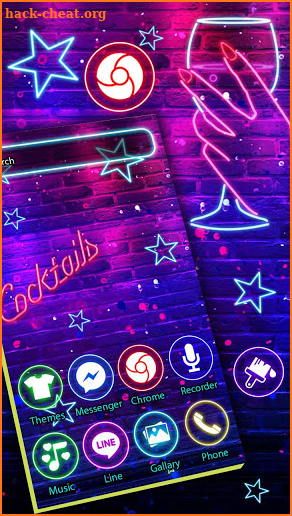 Neon, Wine, Bar Theme & Live Wallpaper screenshot