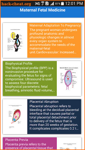 Neonatal Illustrations screenshot