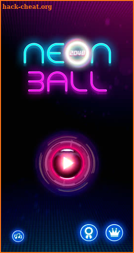 NeonBall 2048 screenshot