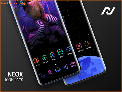NEOX - Neon icon pack screenshot