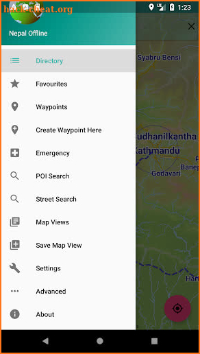 Nepal Offline Map screenshot