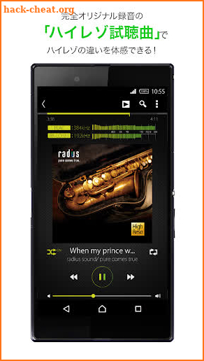 ハイレゾ再生に最適な音楽プレイヤーアプリ［NePLAYER］ screenshot