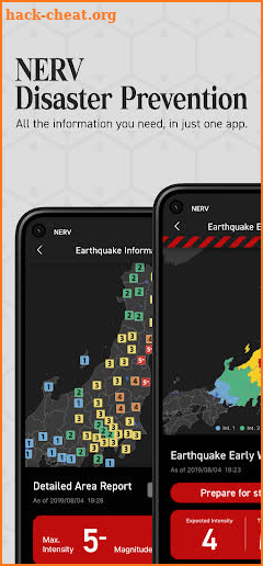 NERV Disaster Prevention screenshot