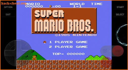 NES emulator screenshot