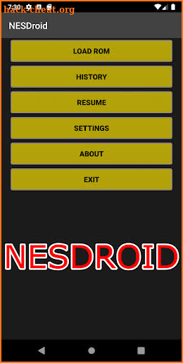 NESDroid screenshot