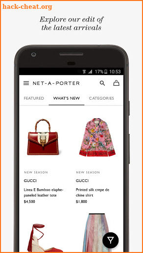 NET-A-PORTER screenshot