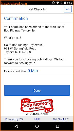 Net Check In - Bob Ridings screenshot