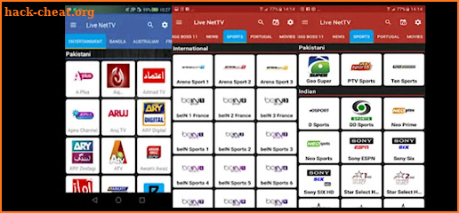 Net TV Live Channels Tips screenshot