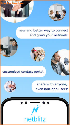 Netblitz Contact Portal screenshot