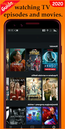 NetFIix Guide 2020 - Streaming Series and Movies screenshot
