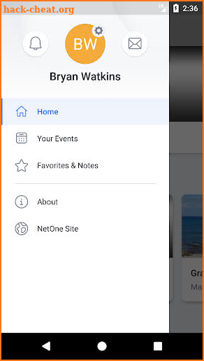 NetOne Events screenshot