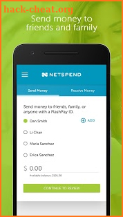 NetSpend Prepaid screenshot
