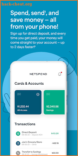 Netspend Wallet: Digital Bank screenshot