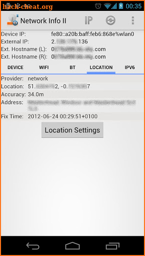Network Info II screenshot