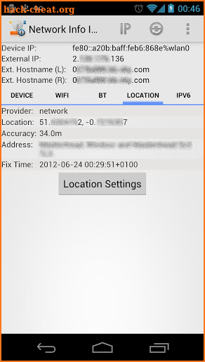 Network Info II (Donate) screenshot