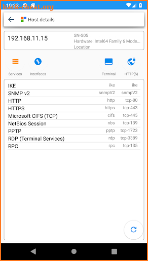 Network Scanner SN Free screenshot