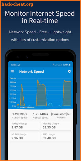Network Speed - Internet Speed Meter - Indicator screenshot