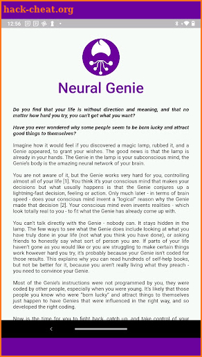 Neural Genie: mind programming screenshot