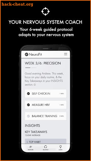 NeuroFit™ Nervous System Coach screenshot