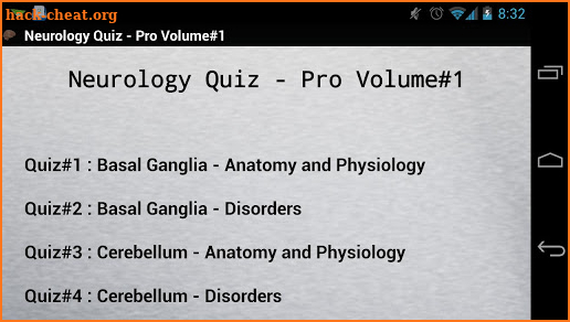 Neurology Quiz Pro Volume#1 screenshot