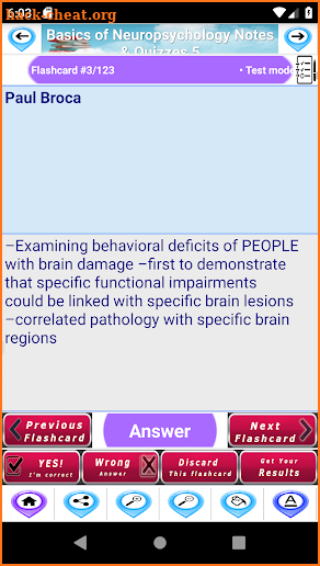 Neuropsychology Notes & Quizzes Exam Review Free screenshot
