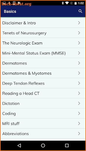 Neurosurgery Survival Guide screenshot