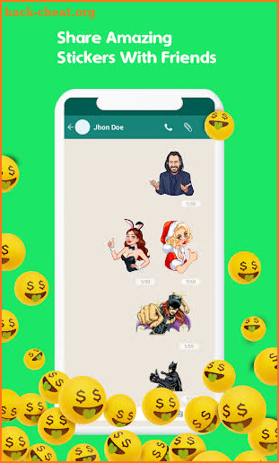 NEW 3D Emoji, HD Stickers for Whatsapp & WASticker screenshot