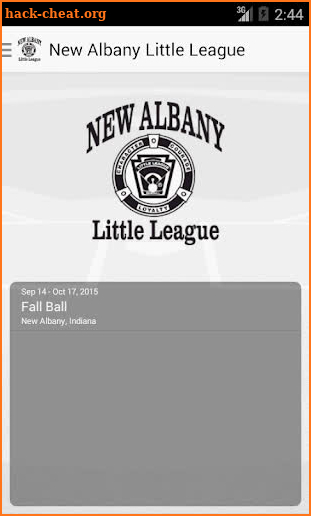 New Albany Little League screenshot