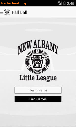 New Albany Little League screenshot