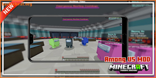 New Among Us Minecraft PE 2021 screenshot