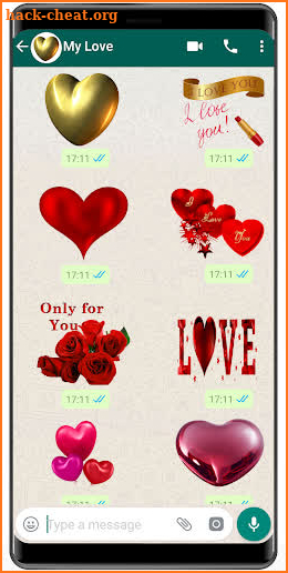 New amor stickers for WAStickerApps love 2020 screenshot