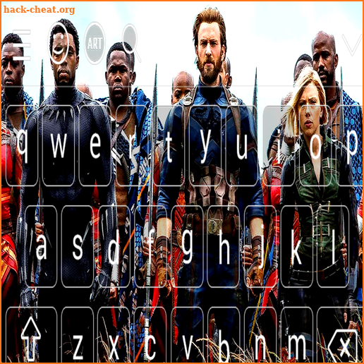 new avengers infinity war keyboard 2018 screenshot