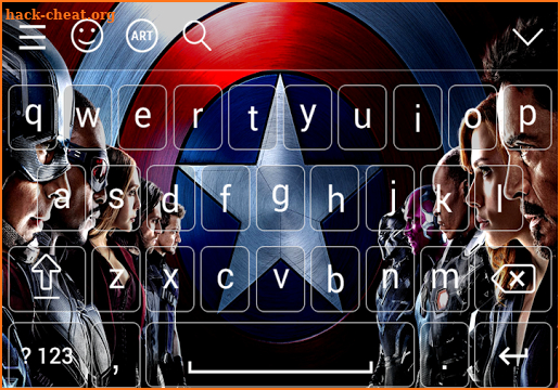 new avengers infinity war keyboard 2018 screenshot