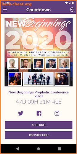 New Beginnings Conference 2020 screenshot