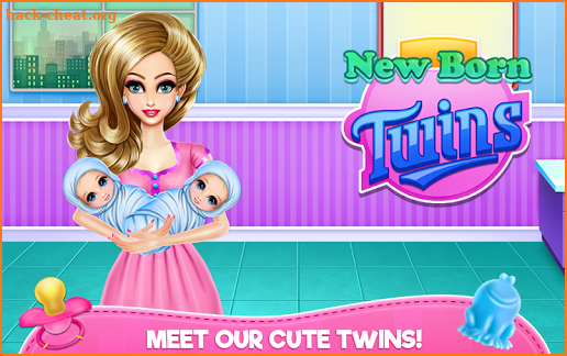 New Born Twins Caring screenshot